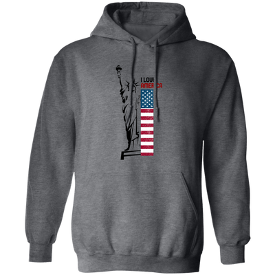 I Love America, Statue of Liberty, American Liberty Pullover Hoodie