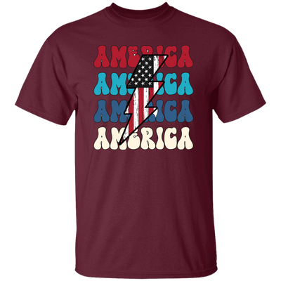 America, Flash America, American Flag, July 4th Unisex T-Shirt