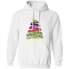 Crayon Xmas Tree, Crayon-mas Tree With Light Line, Merry Christmas, Trendy Christmas Pullover Hoodie