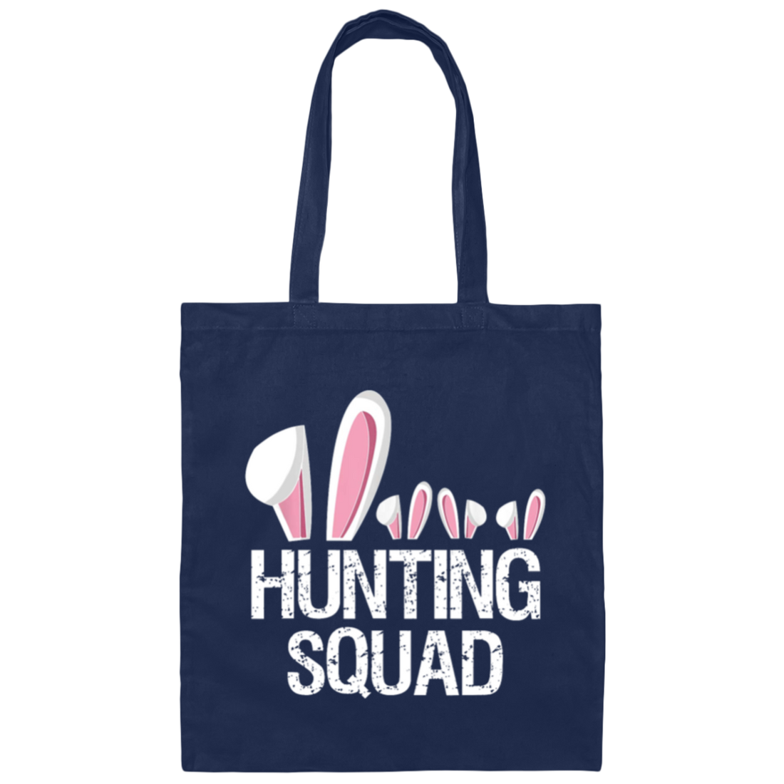 Boys Girls Kids Hunting Squad Easter Egg Hunt Gift Canvas Tote Bag