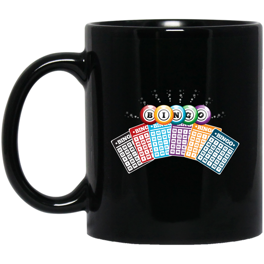 Best Bingo, Love Bingo Game, Love Lucky Game, My Game Black Mug