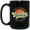 Like A Grandpa, Only Cooler, Grampy, Retro Grampy Black Mug