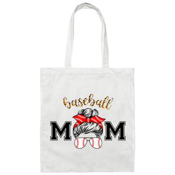 Basaball Lover, Love Mom Gift, Best Gift For Mother's Day Canvas Tote Bag
