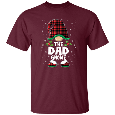 The Dad Gnome Present For Family, Xmas Cute Gnome Lover Unisex T-Shirt