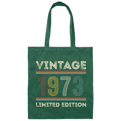 Best 1973 Gift, Born In 1973, Love 1973, Gift For 1973, 1973 Lover Canvas Tote Bag