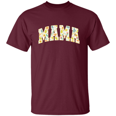 Mama Gift, Floral Mama, Mama Varsity, Mama Design, Mother's Day-yellow Unisex T-Shirt