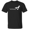 Duck Silhouette, Ducks Trace, Duck Footprint Unisex T-Shirt