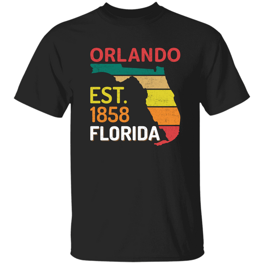 Orlando, Orlando Florida, Established 1858, Retro Orlando Unisex T-Shirt