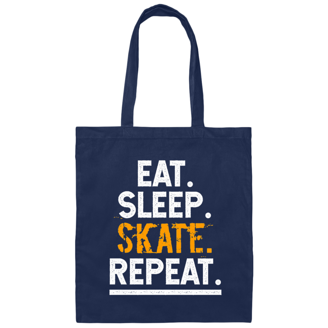 Eat Sleep Skate Repeat Skateboard Boarder Skater Canvas Tote Bag