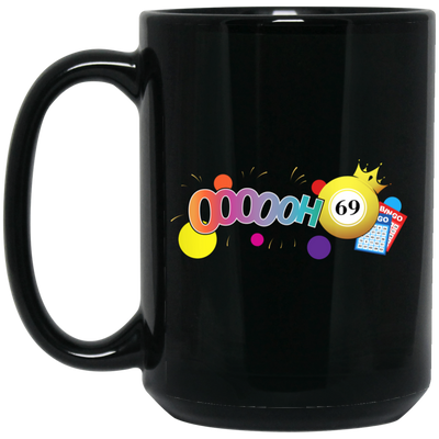 Bingo, Lucky Game, Bet Game, Bingo Gamer Black Mug