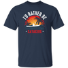 I'd Rather Be Kayaking, Retro Kayaking, Kayaking Team Unisex T-Shirt