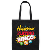 Bingo Love Gift, Happiness Playing Bingo, Best Of Bingo, Love To Bet Canvas Tote Bag