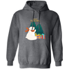 Cute Bear In Christmas, White Bear, Snow Bear, Merry Christmas, Trendy Christmas Pullover Hoodie