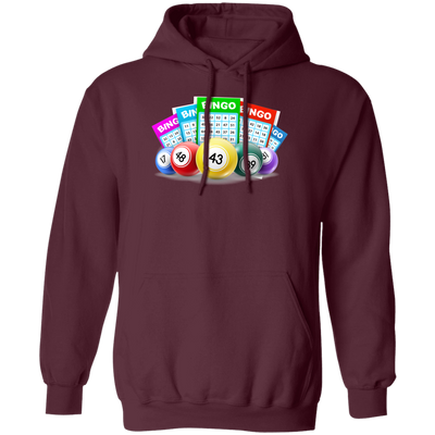 Go To Bingo, Best Ticket, Best Lottery, Lucky Game Pullover Hoodie