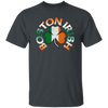Boston Irish, Shamrock Flag, Patricks Day, Boston Love Gift Unisex T-Shirt