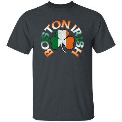 Boston Irish, Shamrock Flag, Patricks Day, Boston Love Gift Unisex T-Shirt