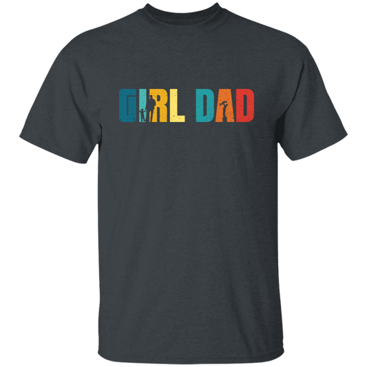 Girl Dad, Daughter's Dad, Father's Day Gifts, Retro Daddy Unisex T-Shirt