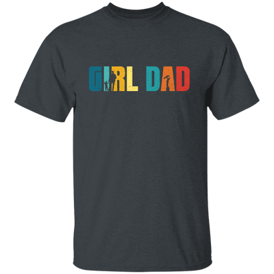 Girl Dad, Daughter's Dad, Father's Day Gifts, Retro Daddy Unisex T-Shirt