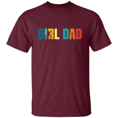 Girl Dad, Daughter's Dad, Father's Day Gifts, Retro Daddy Unisex T-Shirt