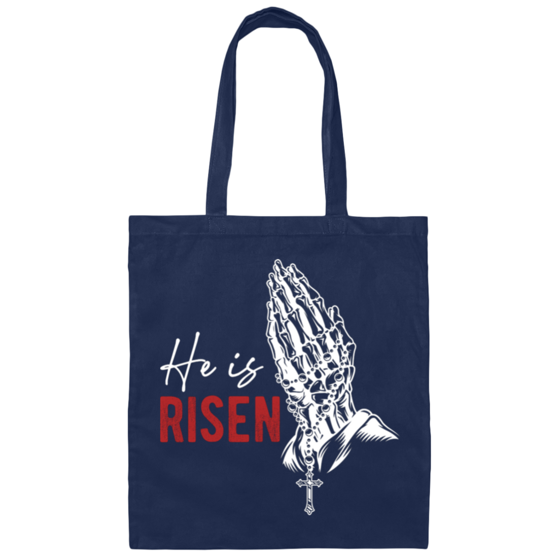 He Is Risen, He Is My Risen, Pastor Gift, Jesus Lover Canvas Tote Bag