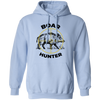 Boar Hunter, Wild Animal Hunter, Retro Boar, Boar Lover Pullover Hoodie