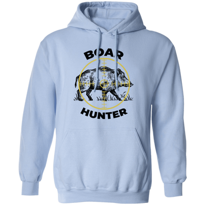 Boar Hunter, Wild Animal Hunter, Retro Boar, Boar Lover Pullover Hoodie