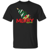 Merry Grinchmas, Merry Christmas, Grinch With Xmas Tree Unisex T-Shirt