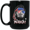 America Flag, Abe Lincoln, 4th of July, Love American Gift, Best Of July Black Mug