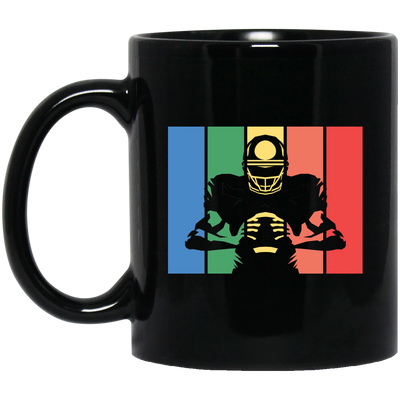 Retro American Football, Love Football, Best Of Sport In America Black Mug