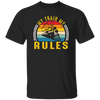 My Train, My Rules, Retro Train, Retro Rules, Train Silhouette Unisex T-Shirt