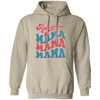 Retro Mama, American Mama, Mother America, Mommy Pullover Hoodie