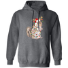 Squirrel Christmas, Merry Christmas, Christmas Lights, Funny Squirrel Pullover Hoodie