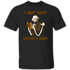 I Just Want Untilit's Quiet, Skeleton Reading Books Unisex T-Shirt