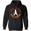 Bigfoot Gift, Social Distancing, World Champion, Retro Bigfoot Pullover Hoodie