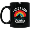 I Need A Good Paddling, Retro Paddling, Kayaking Retro Black Mug