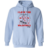 I Love You Everyday, Not Just On Valentine_s Day, Love Valentine, Valentine's Day, Trendy Valentine Pullover Hoodie