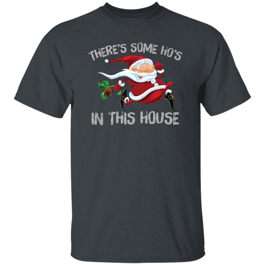 Horror Santa, There's Some Ho's In This House, Merry Christmas, Trendy Christmas Unisex T-Shirt