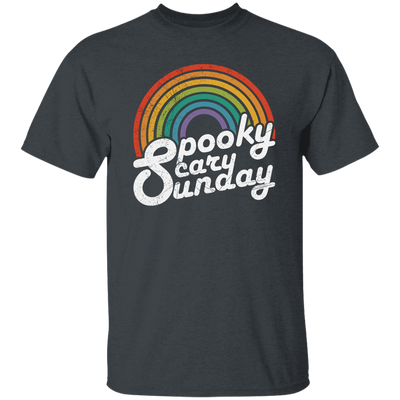 Spooky, Scary, Sunday, Rainbow Spooky, Retro Scary Sunday Unisex T-Shirt