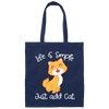 Life Is Simple, Just Add Cat, Cat Pet, Love Animals, Cute Kitten Lover Gift Canvas Tote Bag
