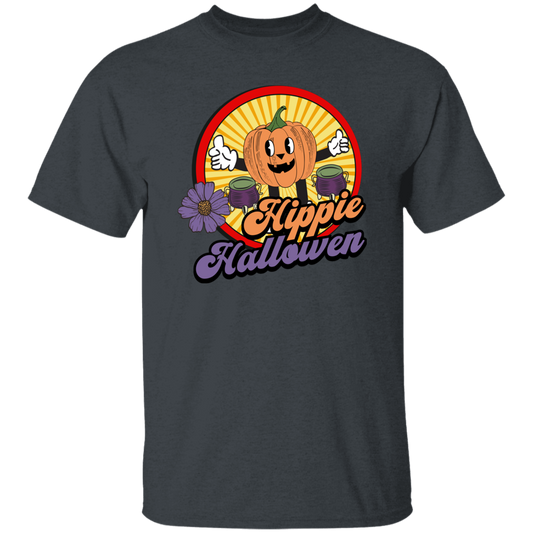 Hippie Halloween, Groovy Halloween, Groovy Pumkpin Unisex T-Shirt