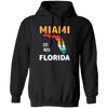 Miami Florida, Miami City, Florida Design, Retro Florida Pullover Hoodie