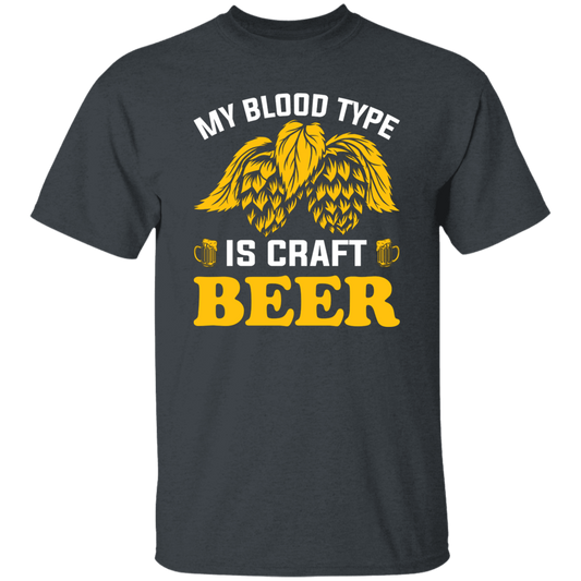 My Blood Type Is Craft Beer, Beer In My Blood Unisex T-Shirt