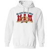 Oh Come Let Us Adore Him, Christ Family, Christian Gift Christmas Pullover Hoodie