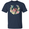 Hummingbird With Flower, Love Hummingbird, Beautiful Flowers Unisex T-Shirt