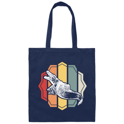 Crocodile Caiman Animal Welfare Gift Live In The River Canvas Tote Bag