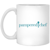 Pampered Chef Original Logo, Love Pampered, Love Chef White Mug