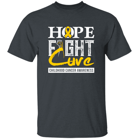 Childhood Cancer Awareness, Hope Fight Cuve, Healing Childhood Unisex T-Shirt