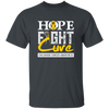 Childhood Cancer Awareness, Hope Fight Cuve, Healing Childhood Unisex T-Shirt