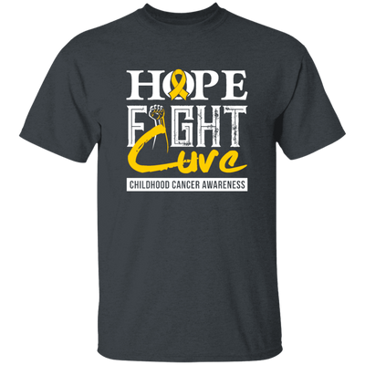 Childhood Cancer Awareness, Hope Fight Cuve, Healing Childhood Unisex T-Shirt