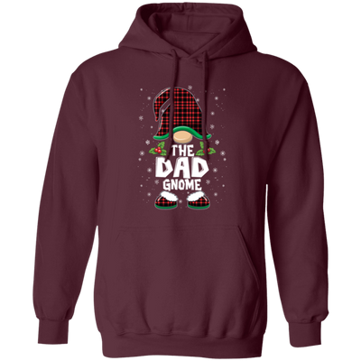 The Dad Gnome Present For Family, Xmas Cute Gnome Lover Pullover Hoodie